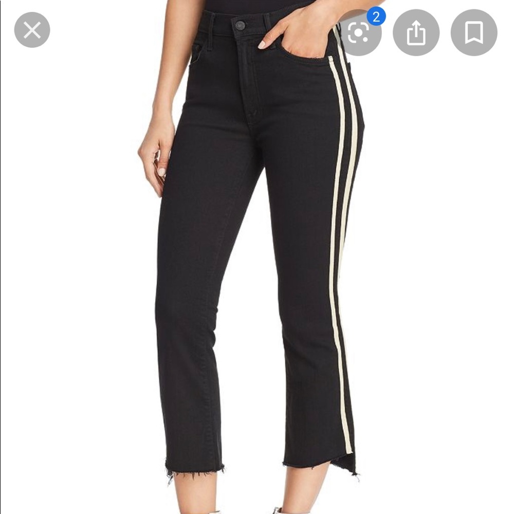 Mother Denim Insider Crop Step Fray - Guilty Racer